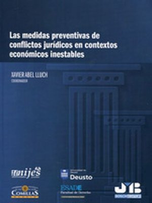 cover image of Las medidas preventivas de conflictos jurídicos en contextos económicos inestables